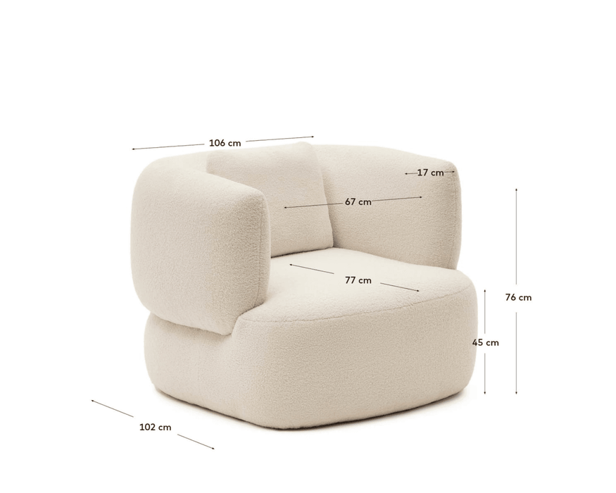 Buy Lounge Chair - Axis Modern Single Seater Sofa | Arm Chair by Deeke Collection on IKIRU online store