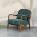 Buy Lounge Chair - Elara Boucle Armchair | Wooden Cushion Chair by Muun Home on IKIRU online store