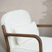 Buy Lounge Chair - Elara Boucle Armchair | Wooden Cushion Chair by Muun Home on IKIRU online store