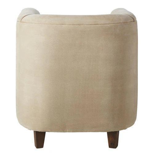 Buy Lounge Chair - Espano Leather Canvas Sofa by Home Glamour on IKIRU online store