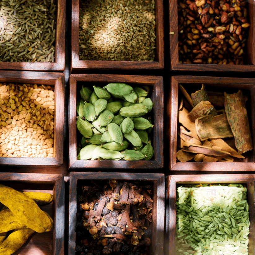 Buy Masala Box - Chakor Wooden Masala Daani | Storage Box With Lid For Home & Kitchen by Araana Home on IKIRU online store