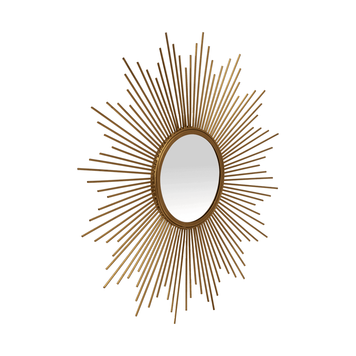 Buy Mirrors - Layla Stylish Golden Wall Mirror For Living Room & Bedroom Decor by Home4U on IKIRU online store