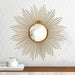 Buy Mirrors - Layla Stylish Golden Wall Mirror For Living Room & Bedroom Decor by Home4U on IKIRU online store