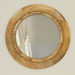 Buy Mirrors Selective Edition - Abacus Round Mirror Natural by Objects In Space on IKIRU online store