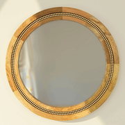 Buy Mirrors Selective Edition - Abacus Round Mirror | Wall Mirror For Home Decor by Objects In Space on IKIRU online store