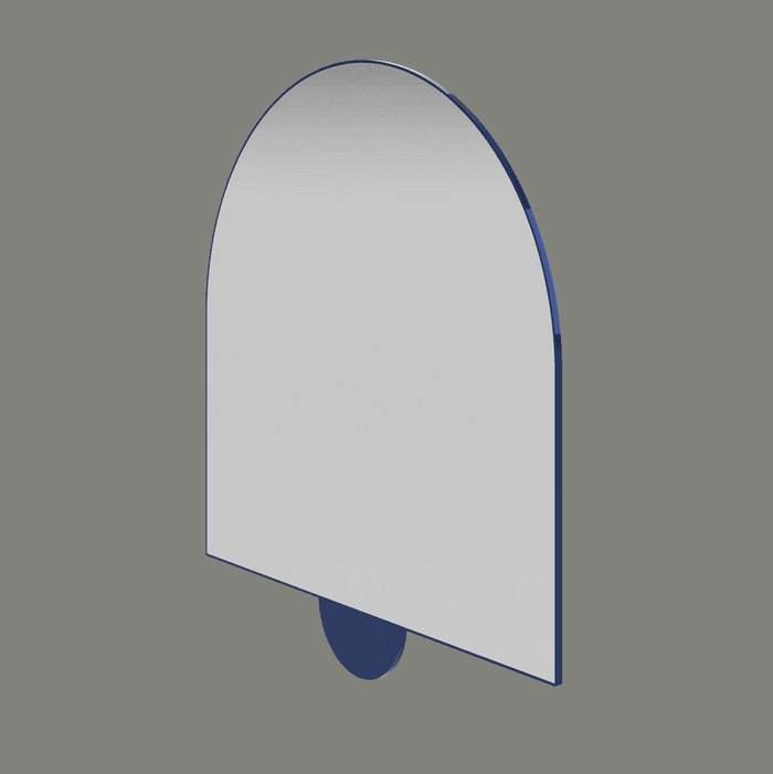 Buy Mirrors Selective Edition - Transverse Mirror by One-o-one Studios on IKIRU online store