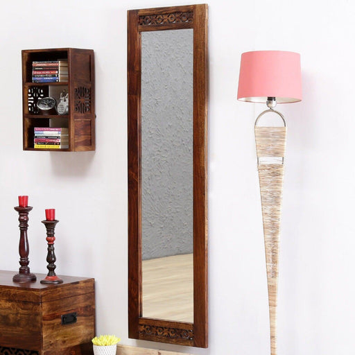 Buy Mirrors - Solid Wood Floor Rested Mirror by Wooden Mood on IKIRU online store