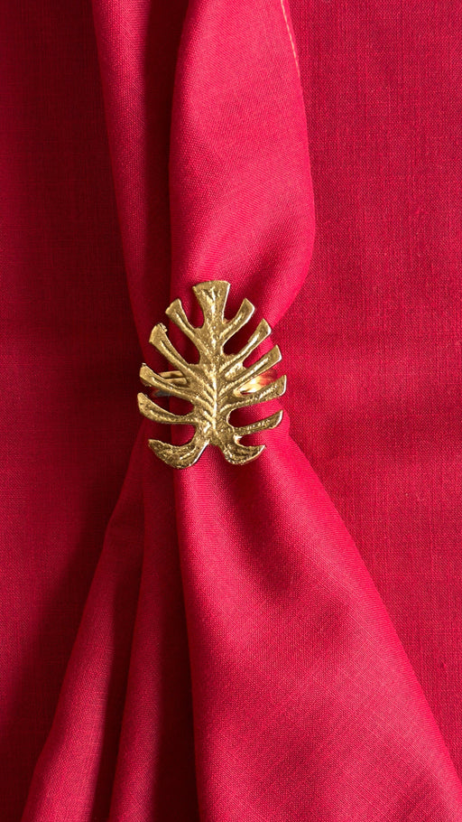 Buy Napkin Rings - Napkin Ring (Leaf ) - Set of 4 by The Table Fable on IKIRU online store