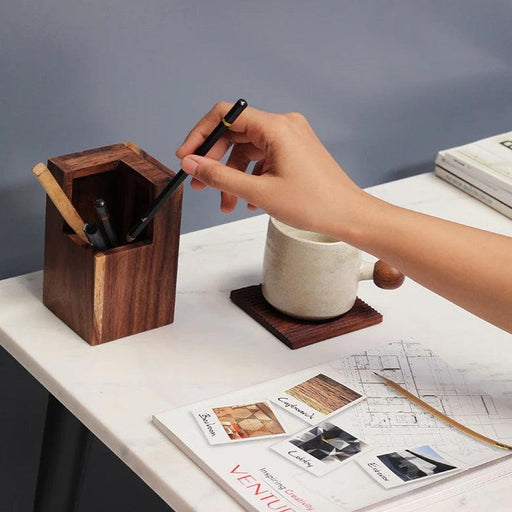 Buy Office desk accessories - CORNER PENSTAND by Objectry on IKIRU online store