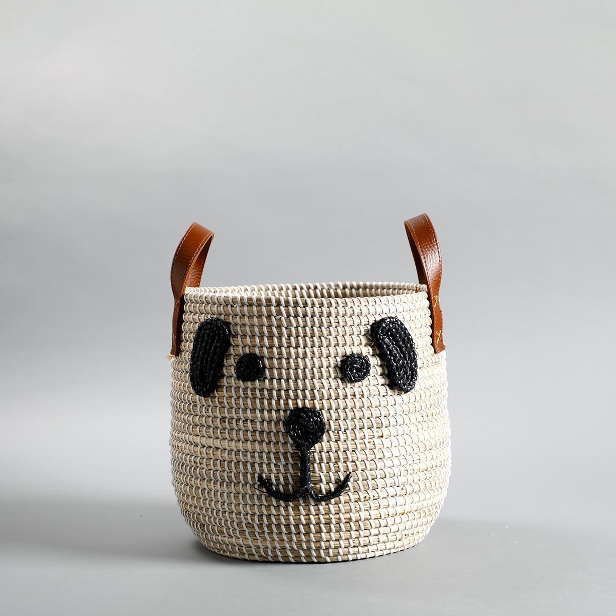 Buy Organizer - Black White & Brown Seagrass Pluto Storage Basket For Organizer & Home by Home4U on IKIRU online store