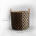Buy Organizer - Natural Black Seagrass Rattan Tassel Storage Basket For Home Organizer by Home4U on IKIRU online store