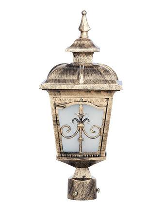 Buy Outdoor Lights - Antique Golden Londonderry Small Outdoor Gate Light Lamp For Outdoor Decoration by Fos Lighting on IKIRU online store