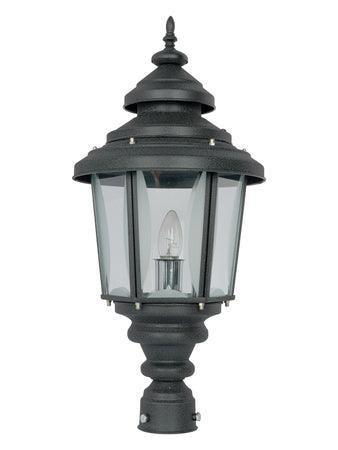 Buy Outdoor Lights - Black Aluminium Crinkle Medium Exterior Gate Light Lamp For Outdoor Decor by Fos Lighting on IKIRU online store