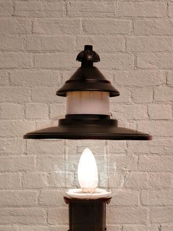 Buy Outdoor Lights - Modern Black Aluminium Gate Lamp Light For Outdoor & Home Decoration by Fos Lighting on IKIRU online store