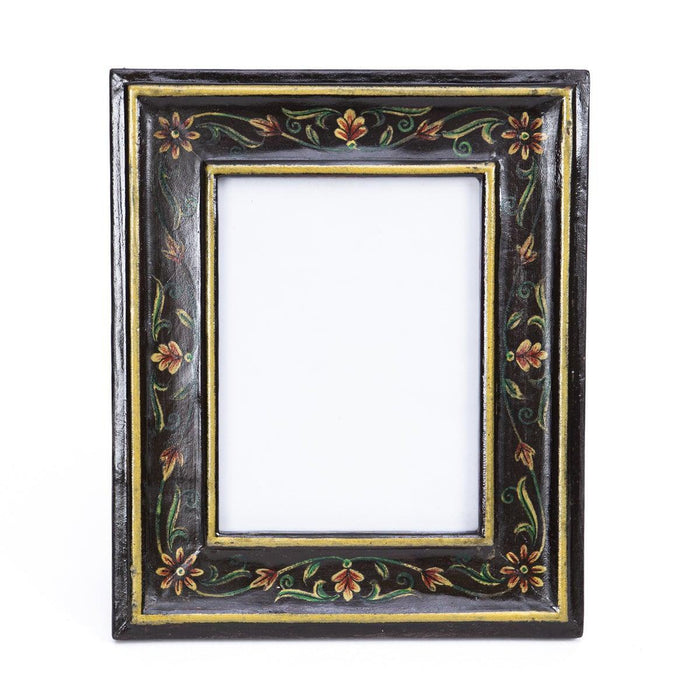 Buy Photo Frames - Aesthetic Floral Photo Frame- Wooden Glass Frame by Home4U on IKIRU online store