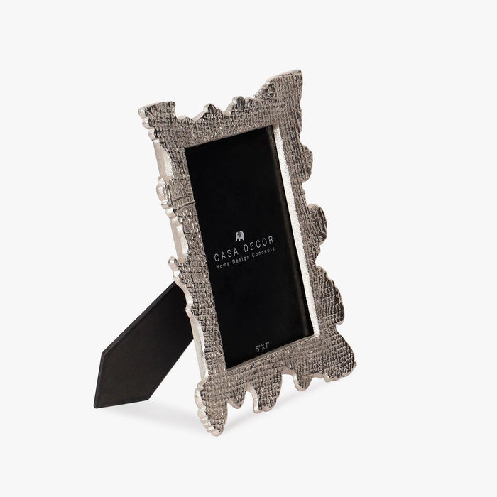 Buy Photo Frames - Silver Unique Photo Frame In Aluminium For Home Decor & Gifting by Casa decor on IKIRU online store