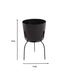 Buy Planter - Black Metal Planter Stand for Indoor Plants & Living Room Decor by Manor House on IKIRU online store