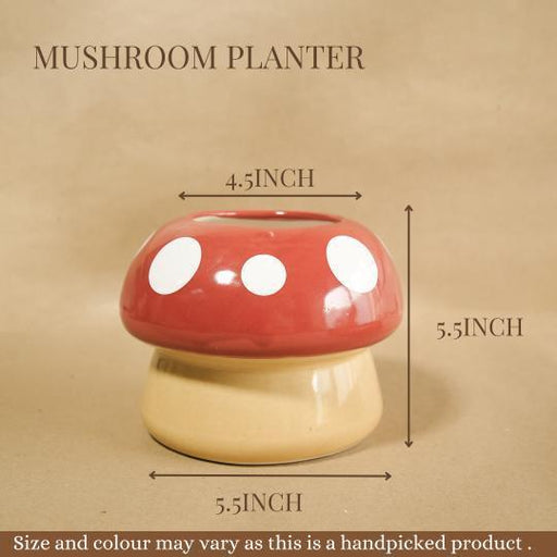 Buy Planter - Mushroom Planter by Arte Casa on IKIRU online store