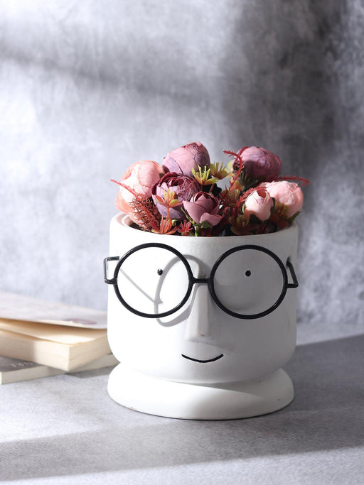 Buy Planter - Spectacles Planter | Pots for Flowers | Vase for Home Decor by De Maison Decor on IKIRU online store