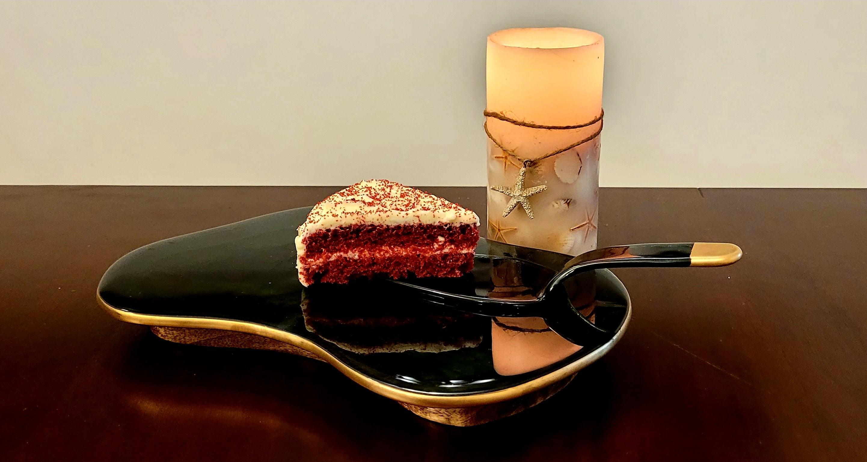 Buy Platter - Black Glass Stylish Pebble Platter with Spatula | Serving Tray For Home & Kitchen by House of Trendz on IKIRU online store