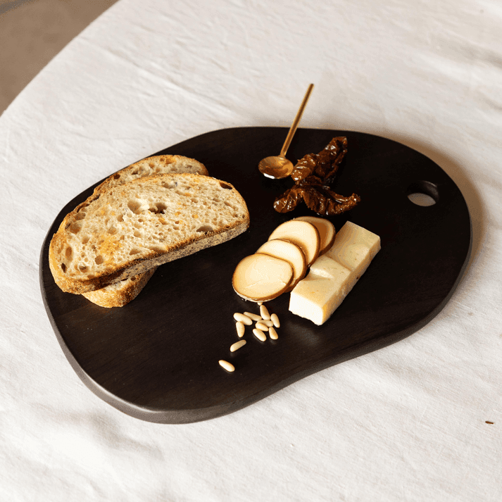 Buy Platter - Black Wash Organic Platter by Muun Home on IKIRU online store