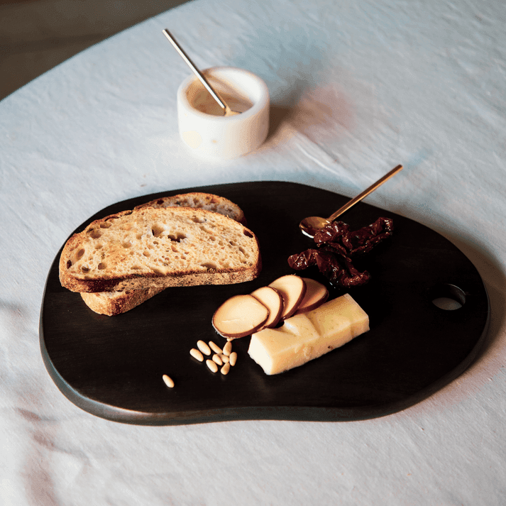 Buy Platter - Black Wash Organic Platter by Muun Home on IKIRU online store