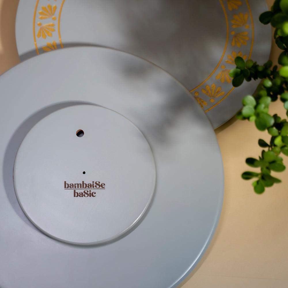 Buy Platter - Grey Lazy Susan Rotating Tray For Serving | Turntable by bambaiSe on IKIRU online store