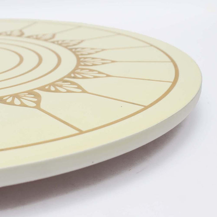 Buy Platter - Ivory White Lazy Susan by bambaiSe on IKIRU online store