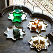 Buy Platter Selective Edition - 8 Point Star Plate With Kalai - Set of 4 by Anantaya on IKIRU online store