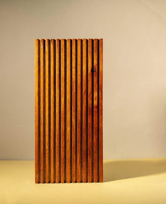 Buy Platter - Taarash - Set of 3 Striped Wooden Platters by Araana Home on IKIRU online store