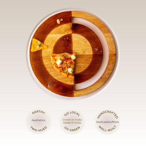 Buy Platter - Two-Hued Cheese Platte by Byora Homes on IKIRU online store
