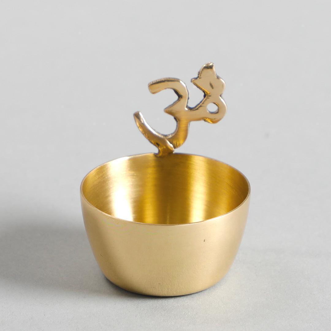 Buy Pooja Thali Set - Om Pooja Thali Set Of 4 | Puja Essential For Home by Home4U on IKIRU online store