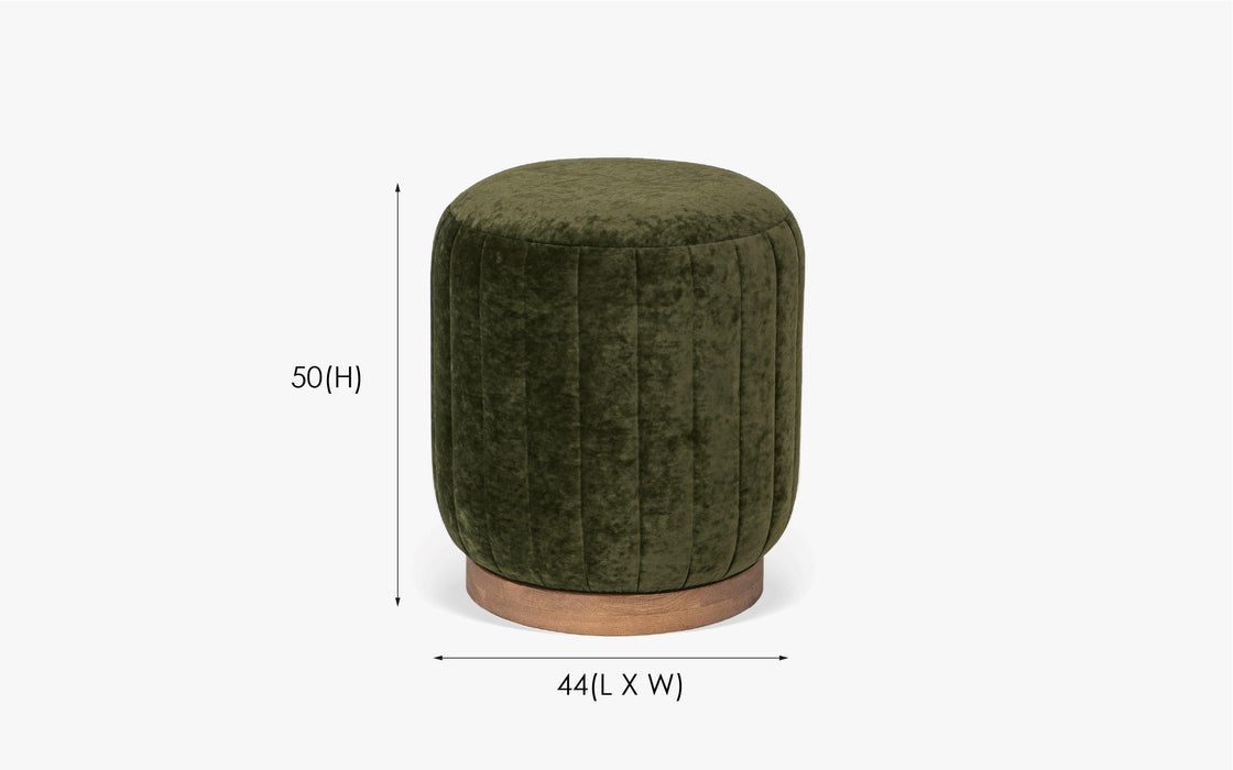 Buy Poufs - Fior Pouf for Living Room | Round Floor Cushion by Orange Tree on IKIRU online store