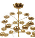 Buy Puja Essentials - Antique Golden Three Layer 40 Diya Stand | Detachable Tealight Holder by Amaya Decors on IKIRU online store