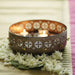 Buy Puja Essentials - Gangaur Metallic Urli | Decorative Round Bowl For Table & Festive Decor by Courtyard on IKIRU online store