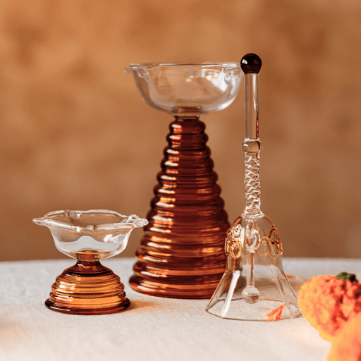 Buy Puja Essentials - Glass Diwali Set by Muun Home on IKIRU online store