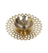 Buy Puja Essentials - Golden Brass Etching Diya | Round Tealight Holder For Home by Amaya Decors on IKIRU online store