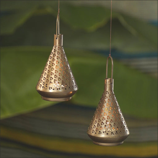 Buy Puja Essentials - Nayan T Light Set of 2 for Home Decor | Pendant Hanging Lamp by Courtyard on IKIRU online store