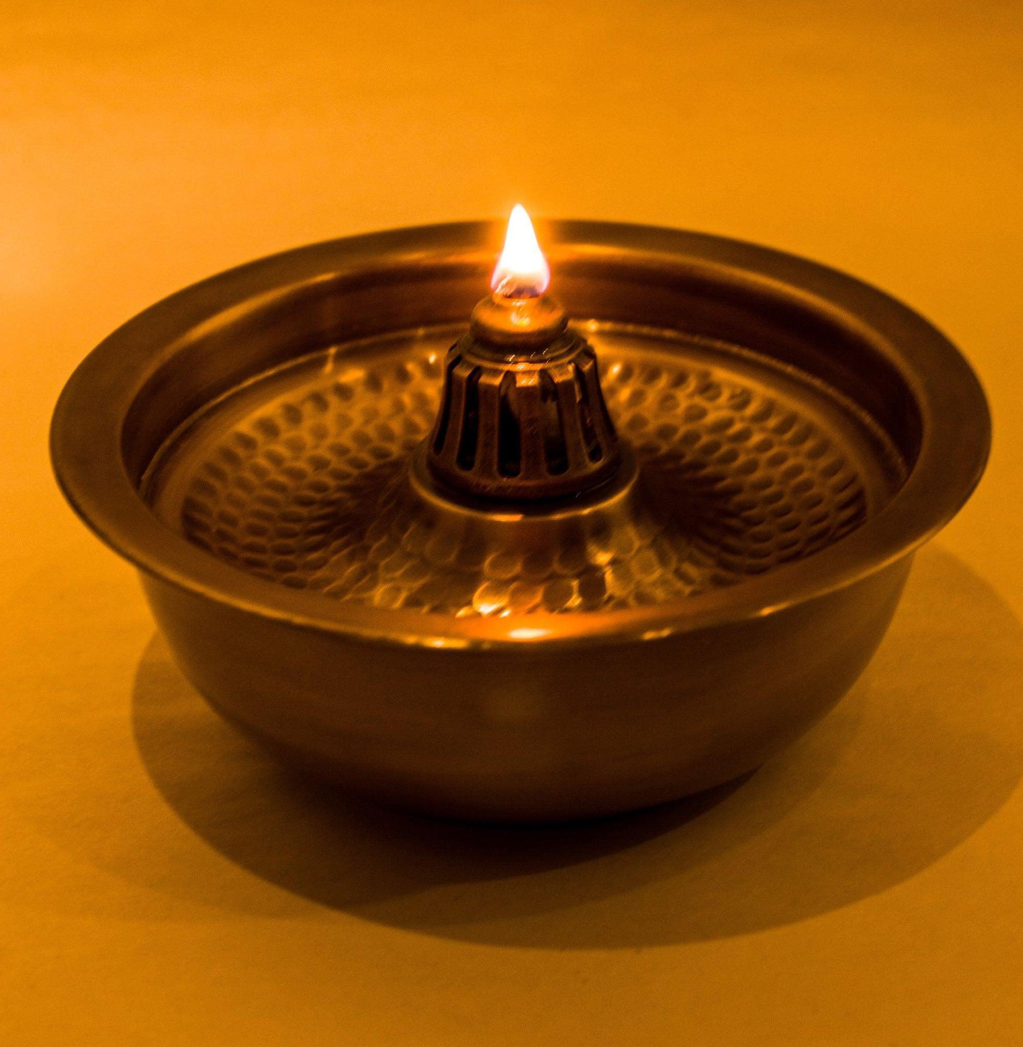 Buy Puja Essentials Selective Edition - Chirag Oil Lamp & Diya for Pooja | Deepak Arti Diyas for Home Temple by Anantaya on IKIRU online store