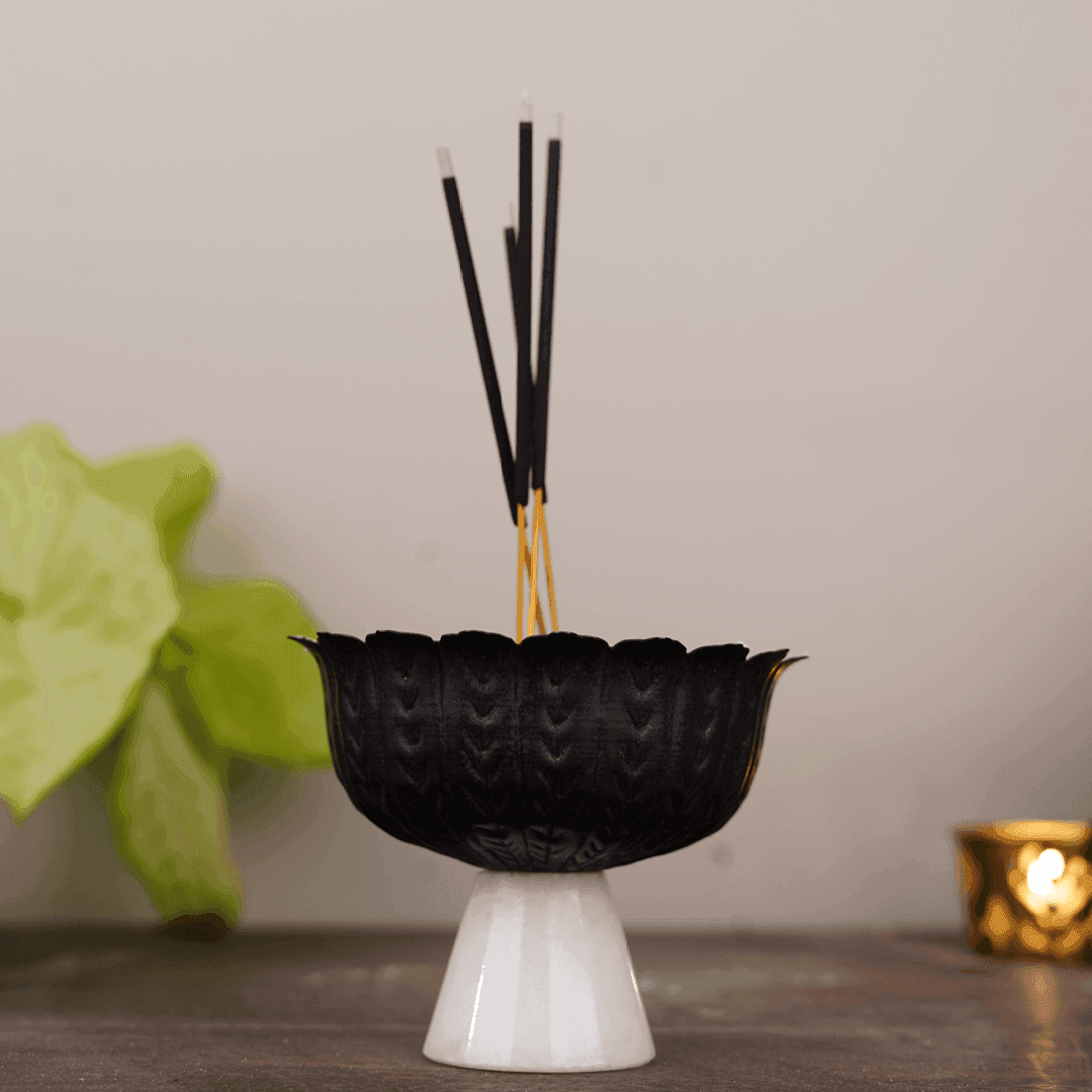 Buy Puja Essentials Selective Edition - Naga Agarbatti Holders Stand for Pooja Room | Incense Burner Tray by Anantaya on IKIRU online store