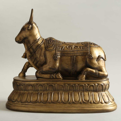 Buy Religious Idols - Nandi Antique Sculpture Religious Idols for Home | Statue Murti by Home4U on IKIRU online store