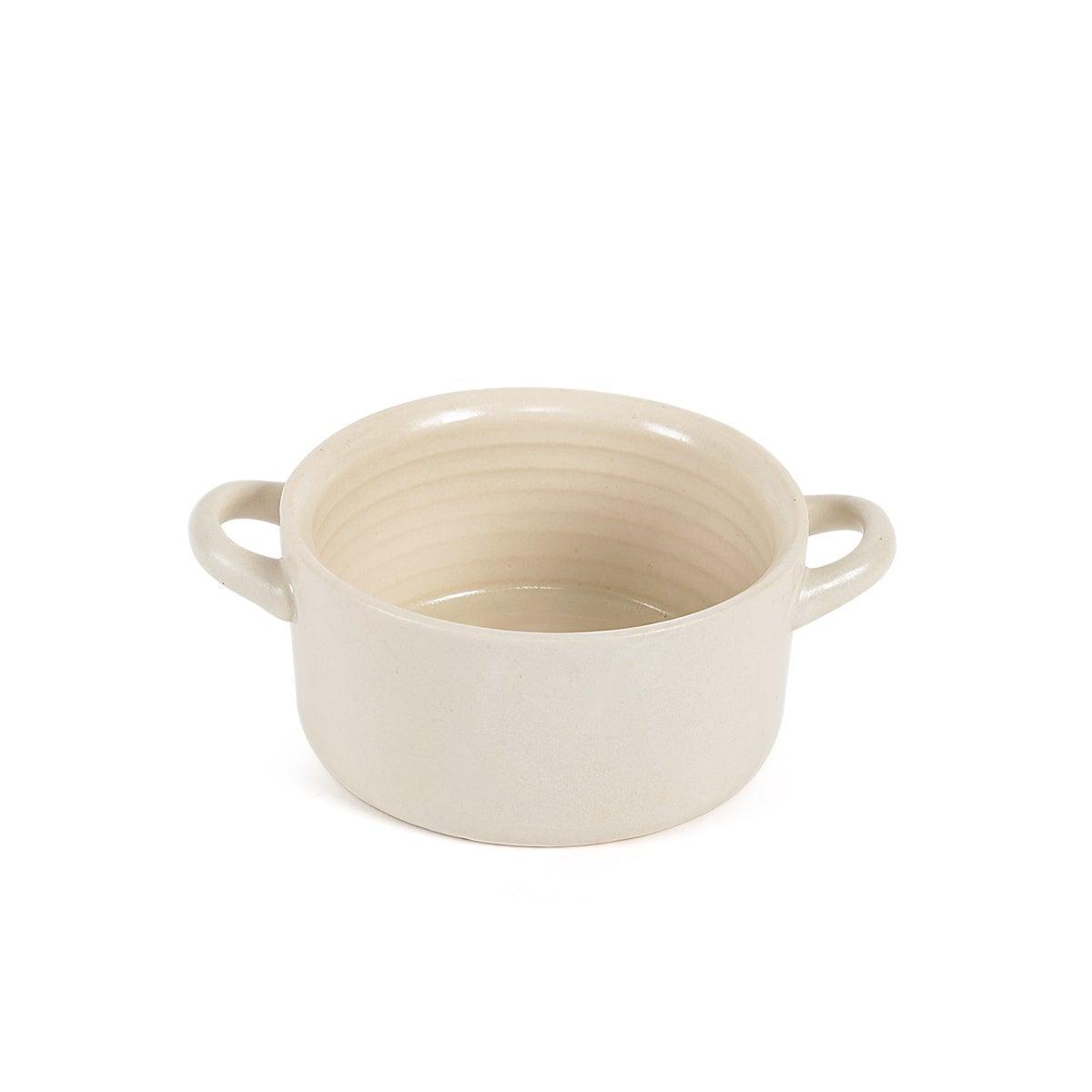 Buy Roti Box & Casserole - Mizo Ceramic Casserole Serving Bowl Cream Matt by Home4U on IKIRU online store