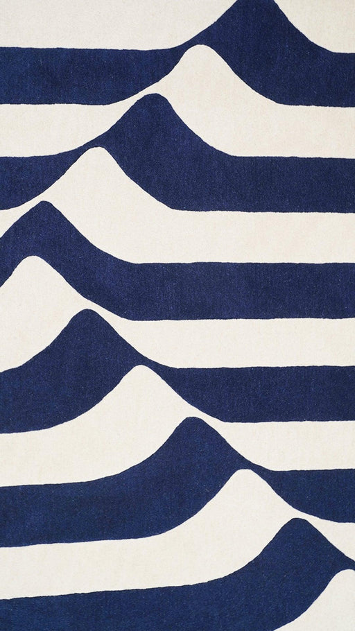 Buy Rugs Selective Edition - Premium Blue & White Patterned Rug by Arisaa on IKIRU online store