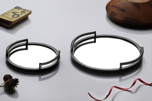 Buy Serving Platter & Tray - Allie Mirror Tray For Kitchen | Serving Platter by De Maison Decor on IKIRU online store