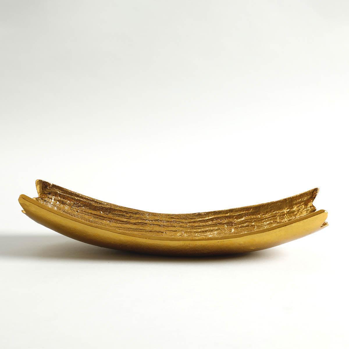 Buy Serving Platter & Tray - Briston Classy Gold Serving Tray For Kitchen | Table Decor Piece For Home & Office by Home4U on IKIRU online store