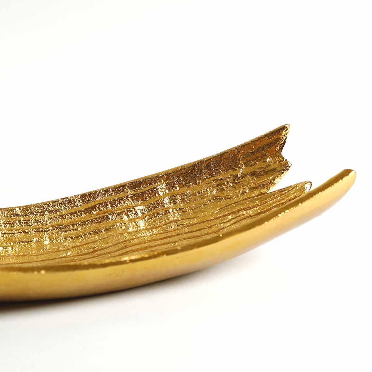 Buy Serving Platter & Tray - Briston Classy Gold Serving Tray For Kitchen | Table Decor Piece For Home & Office by Home4U on IKIRU online store