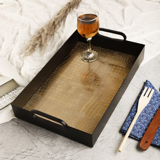 Buy Serving Platter & Tray - Cutlery & Decorative Serving Tray for Dining Table by De Maison Decor on IKIRU online store