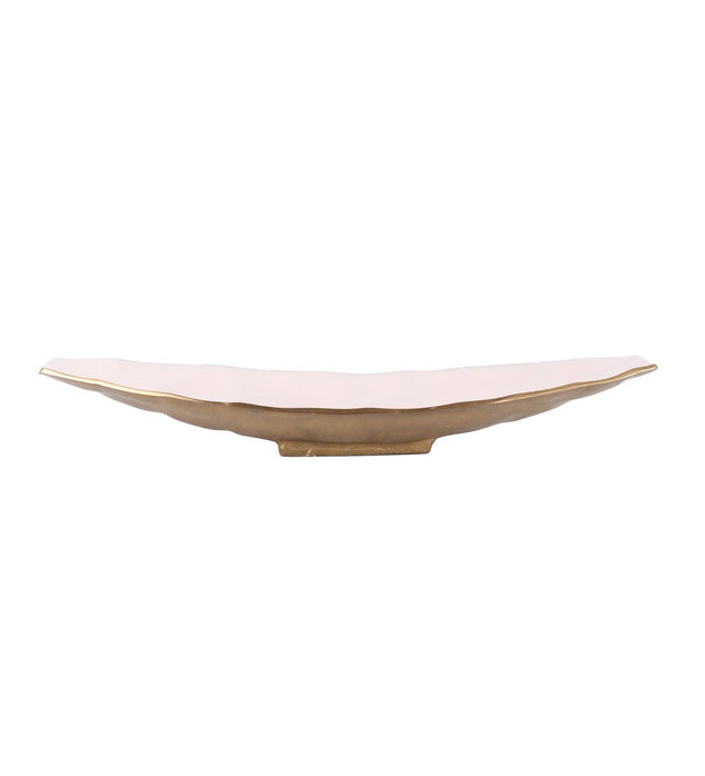 Buy Serving Platter & Tray - Enamel Stylish Metallic Tray For Serving & Table Decoration by De Maison Decor on IKIRU online store