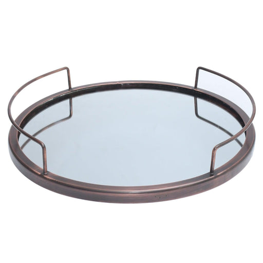 Buy Serving Platter & Tray - Majesty Bronze Mirror Tray for Dining Table | Serving Platter by Maison Modern on IKIRU online store