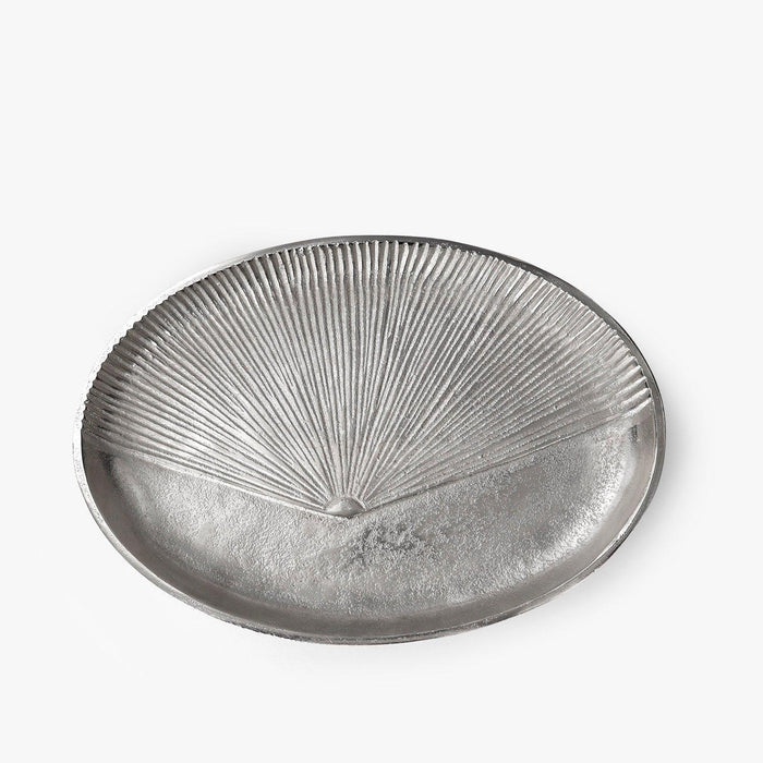 Buy Serving Platter & Tray - Silver Aluminium Round Tray | Thaali For Dining And Kitchen by Casa decor on IKIRU online store